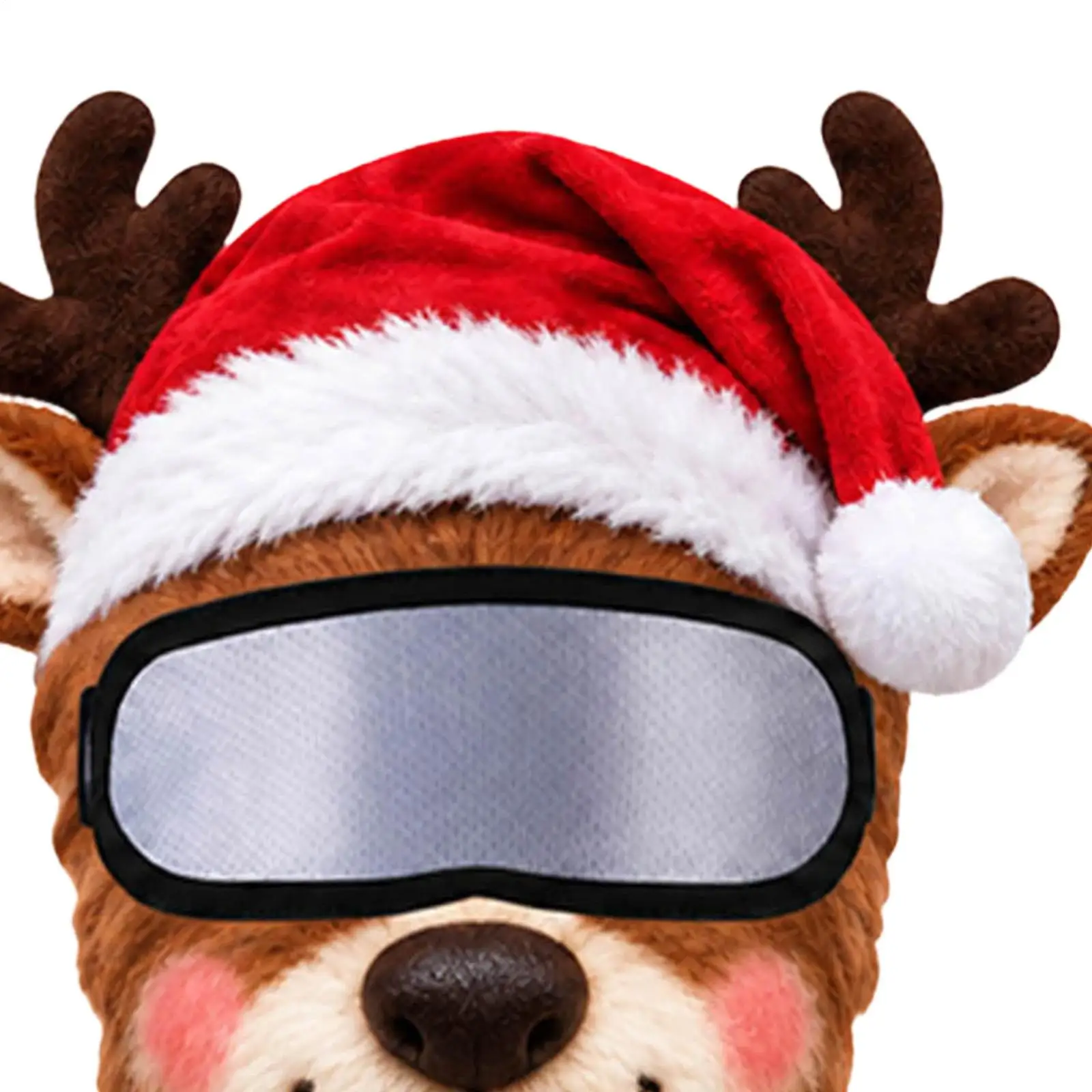 Ski Masques Cute Christmas Theme Windproof Thermal Hood Winter Masque Men For Snowboarding Sports Holiday Parties Men Women