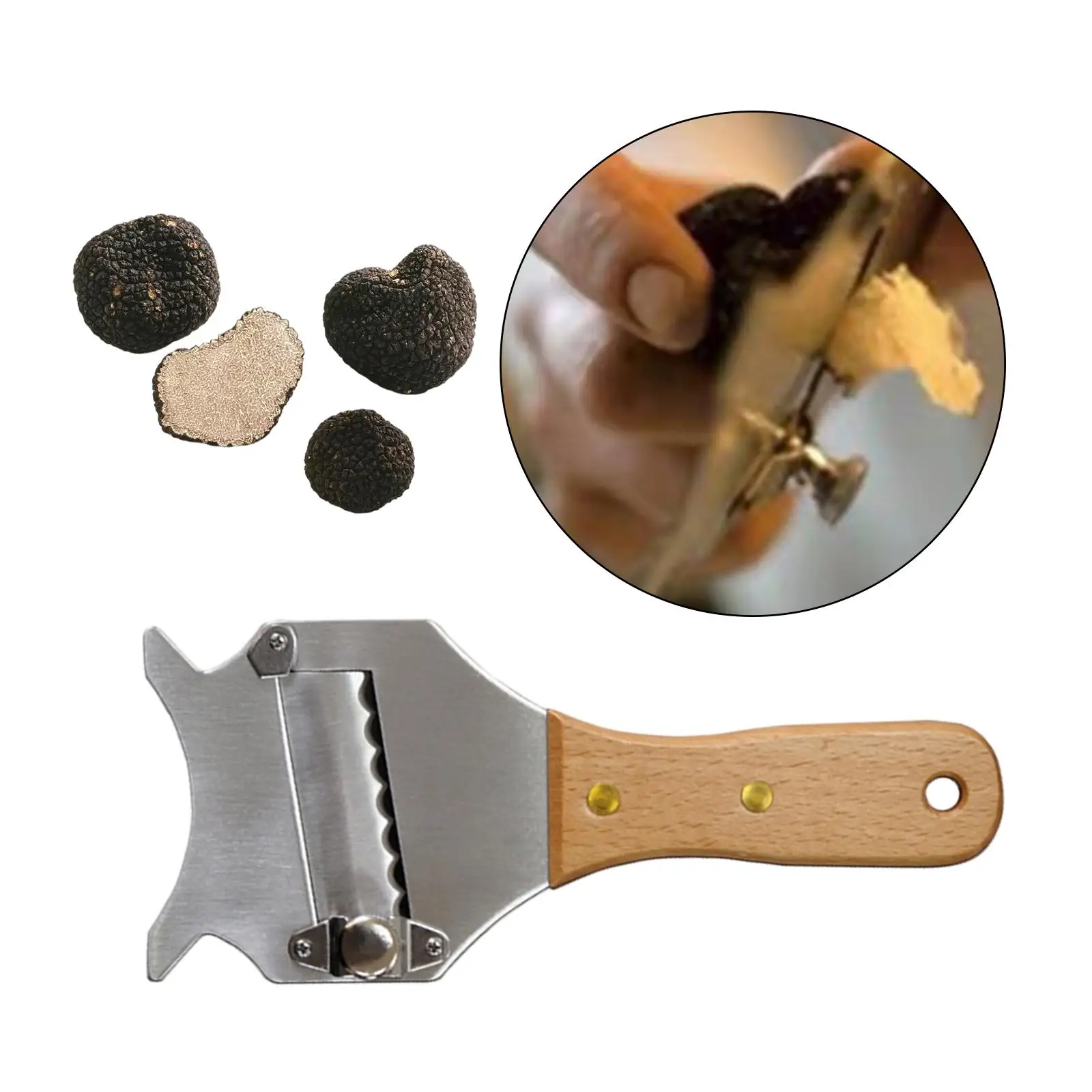 Raspador de queso para cortar trufa y trufa de acero inoxidable para el hogar