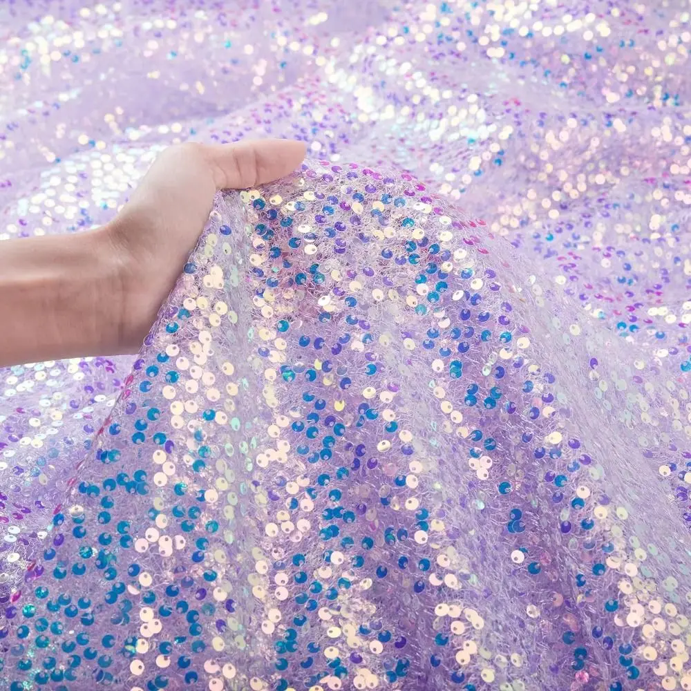 Decorative Table Runner Sequin Table Runner Sparkling Surface Iridescent Shimmer Mermaid Table Runner Sequin Fabric 30cmx180cm