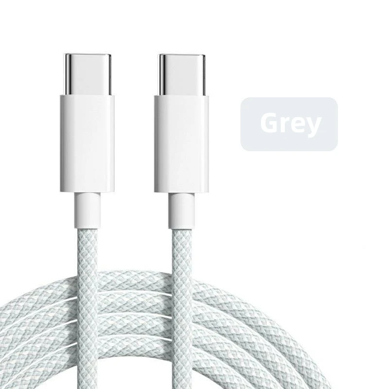 Оригинальный кабель USB-C для быстрой зарядки PD мощностью 60 Вт для iPhone 16 15 Pro Max Type-C к Type-C Huawei Xiaomi Samsung Кабель для быстрой зарядки