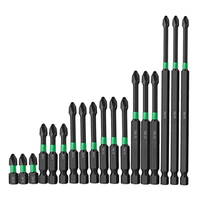 Magnetic Screwdriver Bit Set, 18Pcs Magnetic Head Bits, Steel Screwdriver Bit for Power Screwdriver Impact Drill