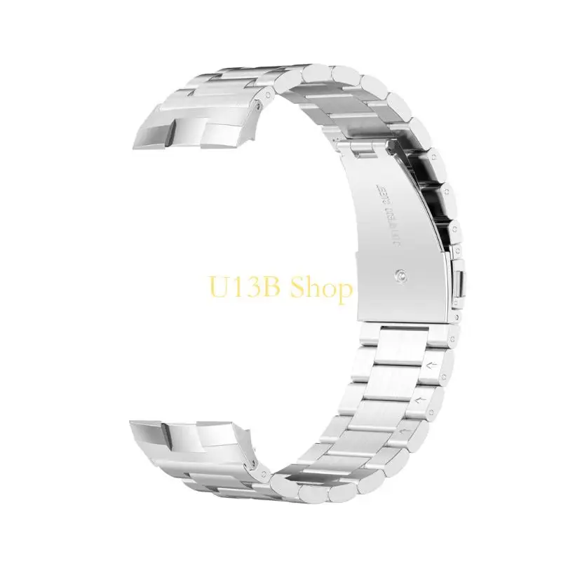 U13b para Cyber ​​Wrist Band Metal Strap Sweat Profof Sweatless Belt Bracelet WatchBand