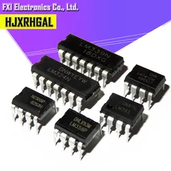 20 pz UA741 LM324 LM393 LM339 NE555 LM358 DIP LM358N LM324N LM339N LM393N NE555P UA741CN LM386N LM567CN LM833N circuito amplificatore