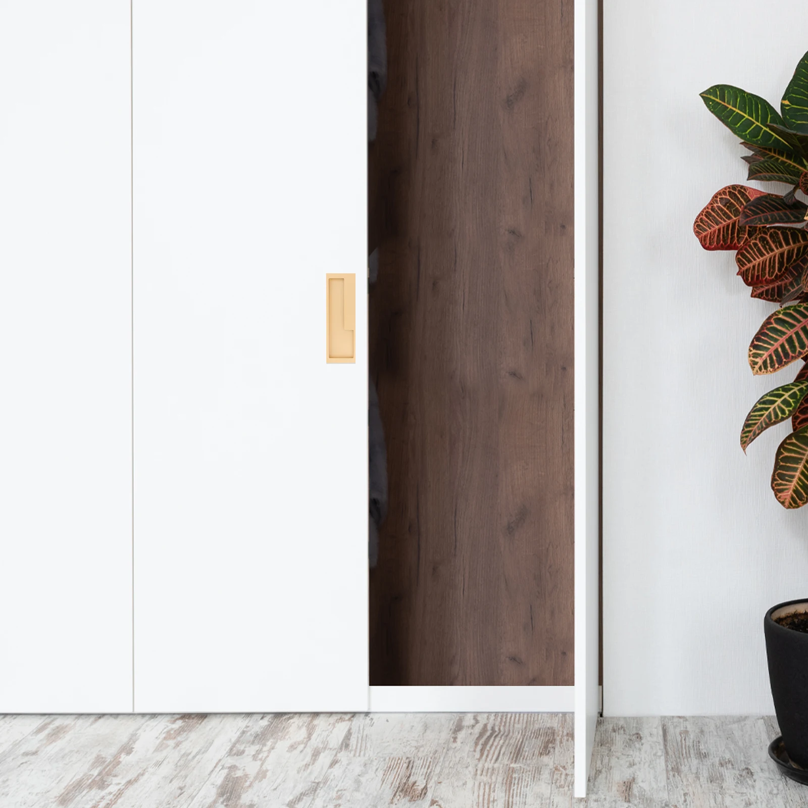 

2 шт. скрытый шкаф H les, ручки для раздвижных дверей, утопленные ручки для гардероба 7636 128 мм, расстояние между отверстиями, симметричный дизайн