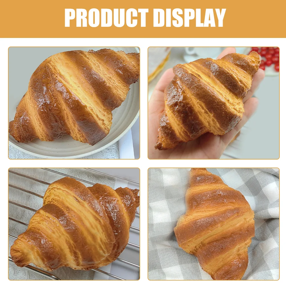 Artificial Bread Backgrounds for Photography Realistic Decorations Fake Faux Food False Breads Display Home