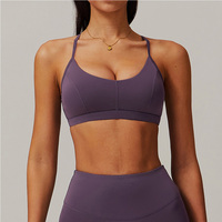Women Top Sports Bra High Strength Push Up Top Fitness Underwear Yoga Bra Sport Tops For Women Breathable Running Vest Gym Wear