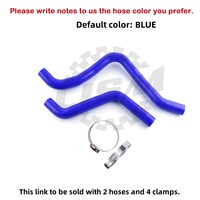 2PCS 3PLY Silicone Radiator Hose Kit For 2000-2005 Mitsubishi Eclipse /Stratus GTS 3.0L V6 6G72 Silicone Tube  2001 2002 2003 04