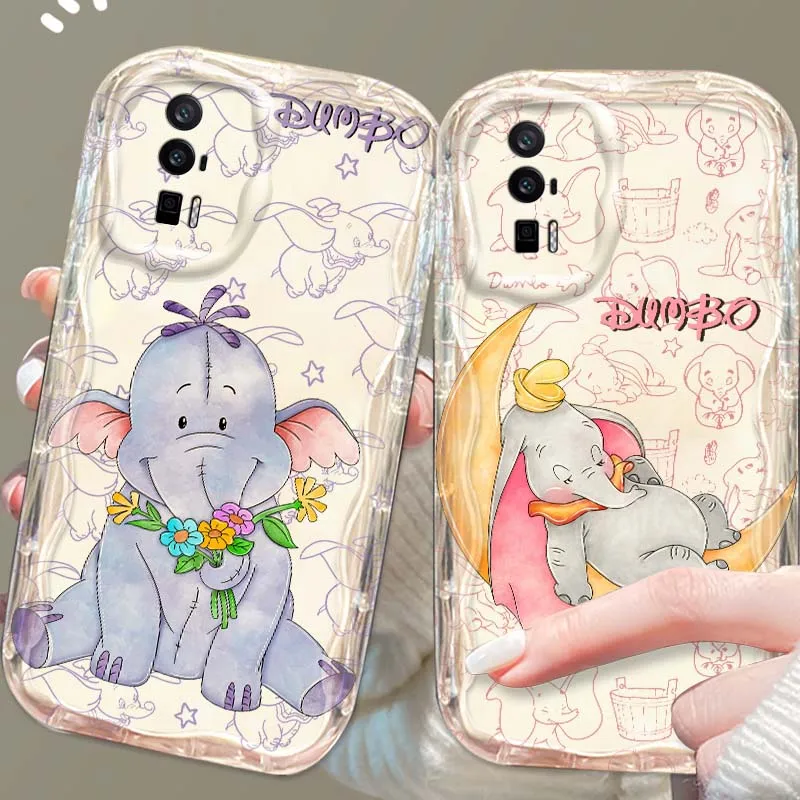 

Dumbo Cute Cartoon For Xiaomi Redmi 9T 9A 9 9C 10 10C 12 13 13C 14C A2 A1 Plus K30 K40 K60 5G Wave Oil Phone Case