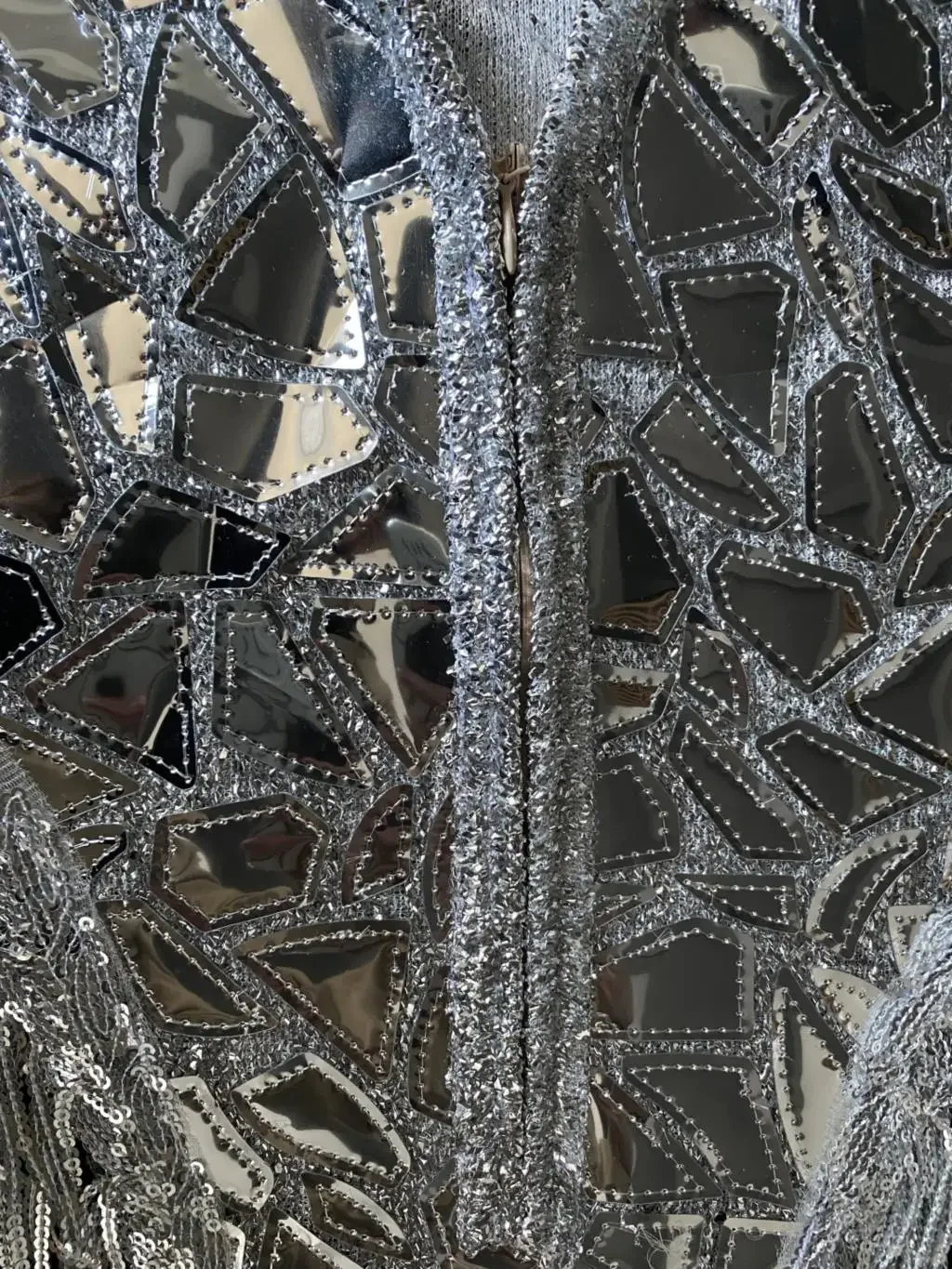 여성을위한 반짝 이는 실버 스팽글 드레스 섹시한 블링 댄스 프린지 의상 생일 파티 축하 복장 가수 무대 착용