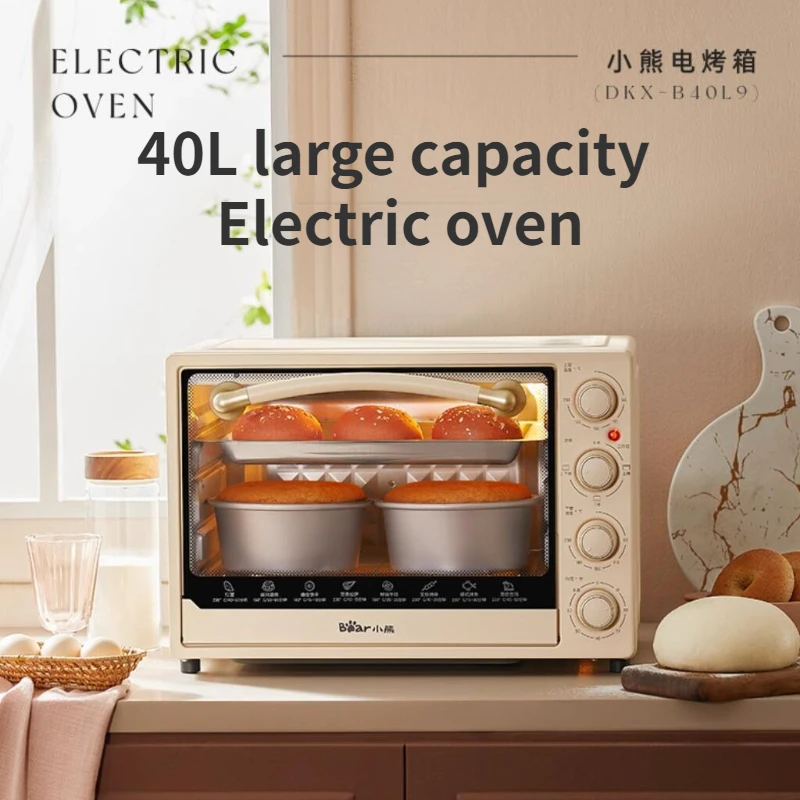 Horno eléctrico para el hogar, gran capacidad, 220V, L 40, automático, para hornear