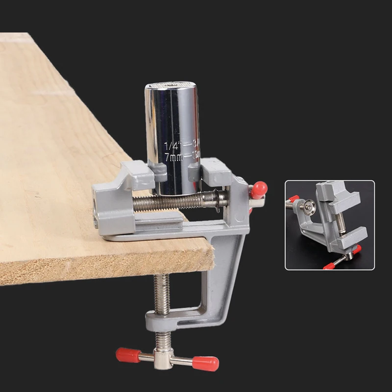 1PC Table Bench Vise Universal Hobby Clamp DIY Tool Household Flat Mouth Table Vise Home Hand Tools Mechanical Tool