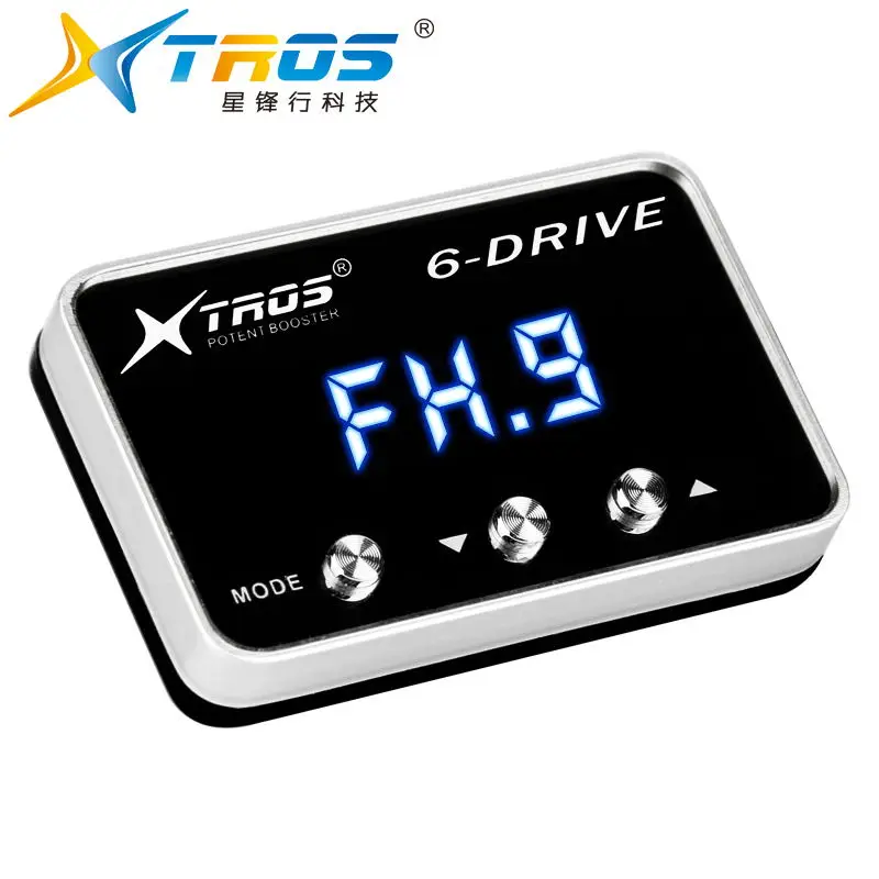 TROS throttle controllers 6-drive improve Audi /Toyota /Volvo performance by improve the throttle sensitivity