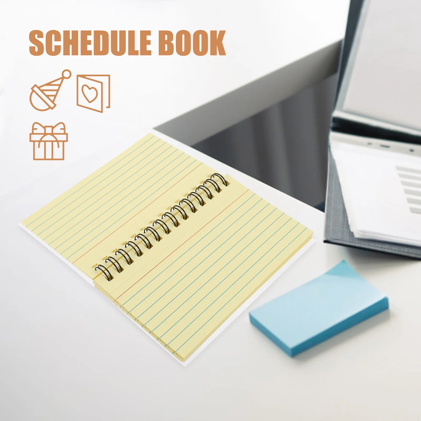 3 Pcs Notebooks Index Papers Study Cards Flash Speech Notepads for Writing Travel