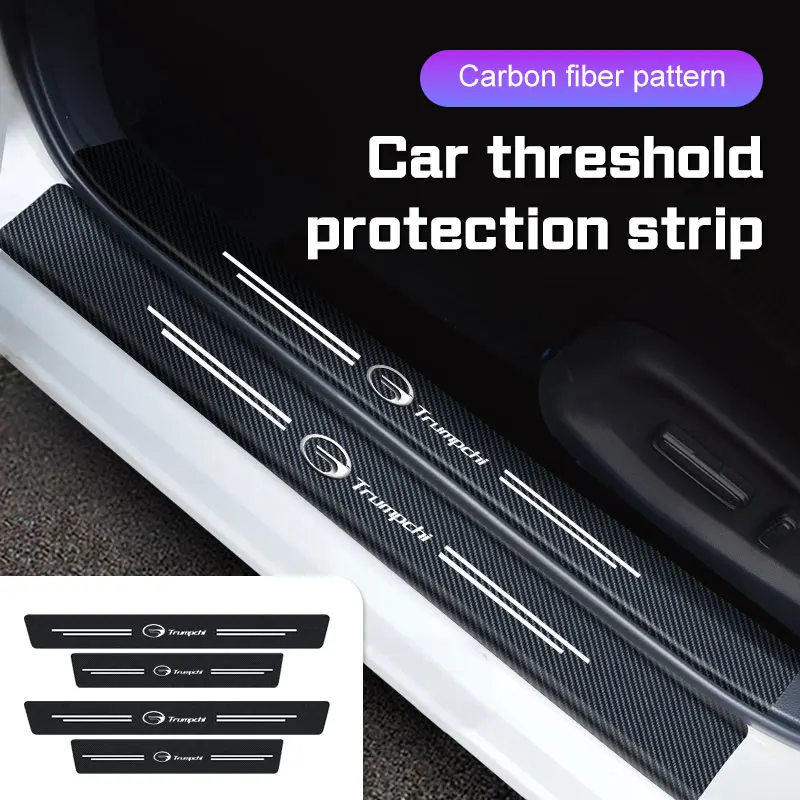 

Car Threshold Strip Door Sill Stickers For GAC Trumpchi GS3 GS4 GS5 GS8 Gm6 GM8 GA4 GA6 GA3 M8 M6 Carbon Fiber Film Accessories