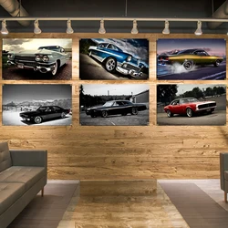 90x150cm 3X5FT Old Muscle Cars Flags Flag Polyester Printed Banner Decoration
