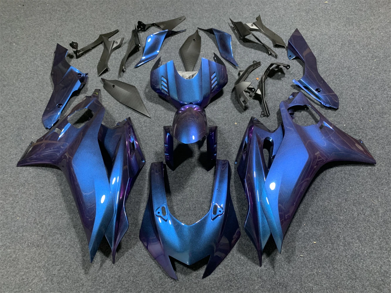 

Комплект обтекателей для мотоцикла, подходит для Yamaha R6 17-21 лет YZF600 2017 2018 2019 2020 2021, обтекатель, синий, белый