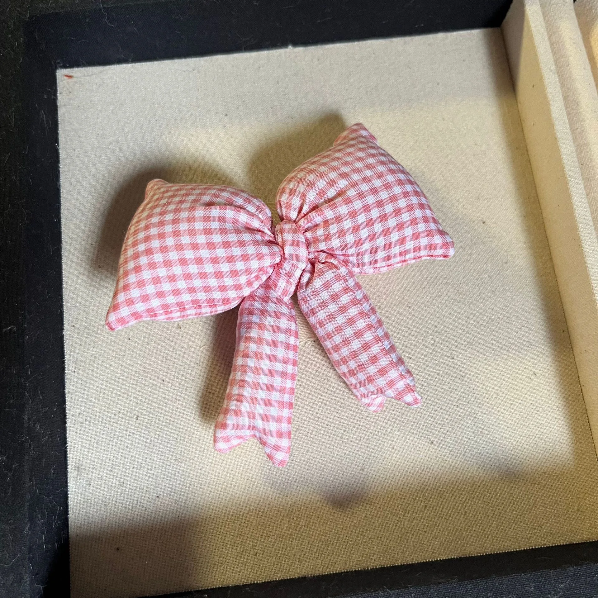 Handmade  Knot Plaid Cotton Fabric Embelliment 3D Stuffed DIY Faion Accories Hair Decor Clothing Auxiliary Ma...