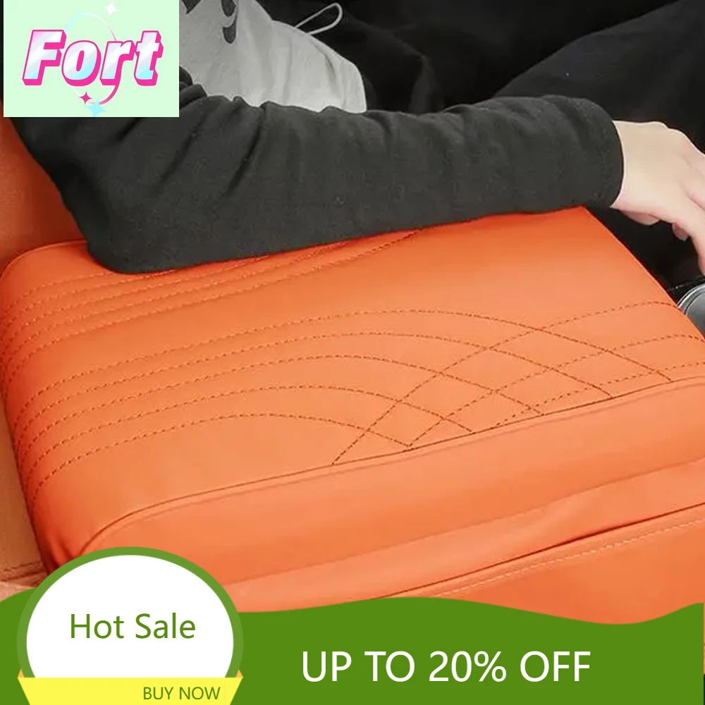 New Armrest Box Cover Central Armrest Leather Cover For Chery Jetour Traveler Interior Decoration Gear Shift Interior Leather Co