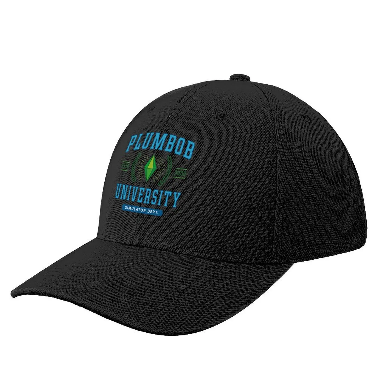 

Plumbob University Emblem Baseball Cap Rugby Male hat Hat Beach Golf Women Men's