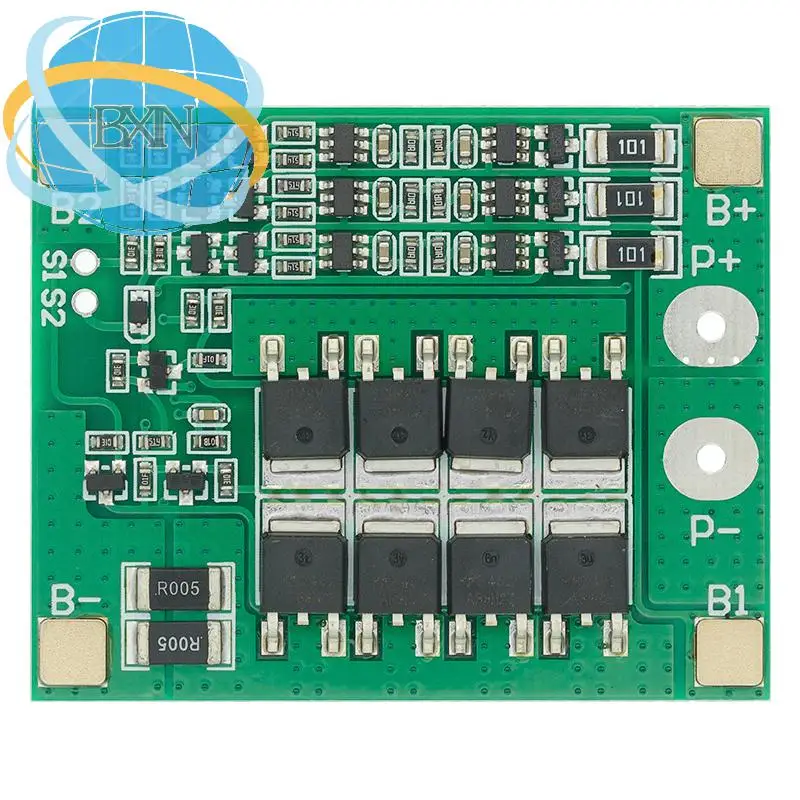 3S 4S 5S Li-ion Lithium Battery 18650 Charger BMS 25A 30A 40A 60A 100A Protection Board with Balance For Drill Motor