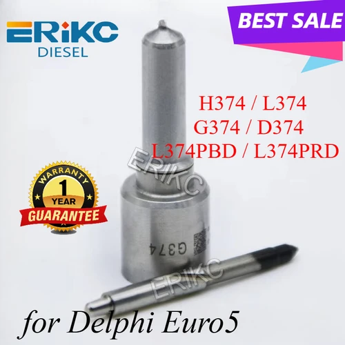 Boquilla de inyector diésel Common Rail Euro5 L374PBD G374 H374 L374PBD para Delphi Ssangyong 33800-4A710 A 6710170121 28229873