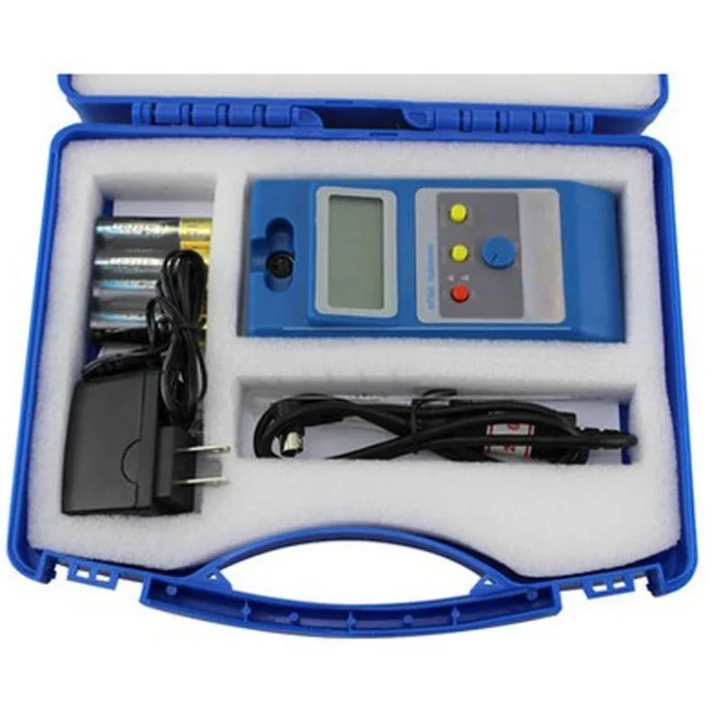 Gauss Meter Magnetic Field Strength Detector Fluxmeter with Metal Probe Surface Tester NS Function for Electronics