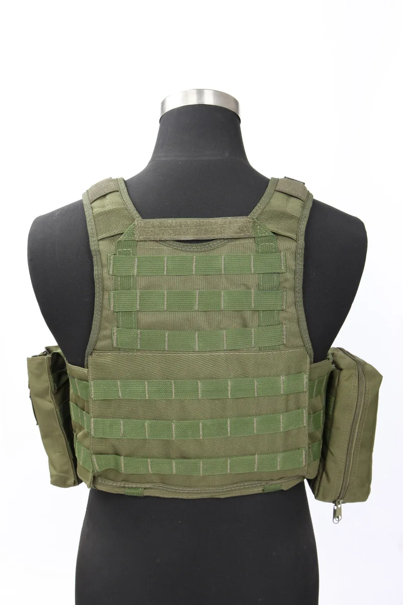 Molle Tactical Vest With Magazine Pouches Storage Bag Combat Vest Airsoft Training Hunting Body Armor