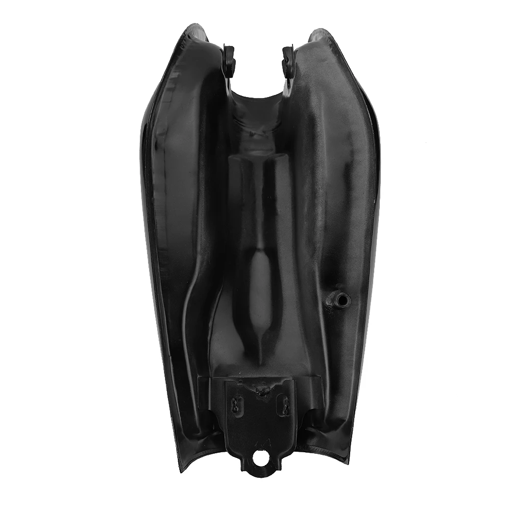 Picture 5: Motorcycle Universal Bright Black Retro Fuel Gas Tank with Cover Switch Fit for Honda CG125