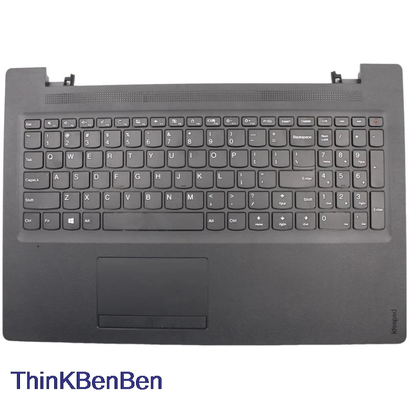 US English Black Keyboard Upper Case Palmrest Shell Cover For Lenovo Ideapad 110 15 15IBR 5CB0L46248