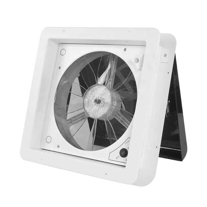 

TYTXRV 14'' 12V Camper 420mm Silent Noise Reduction With Dust Insect Net Exhaust Fan RV Caravan Trailer Motorhome Roof Vent Fan