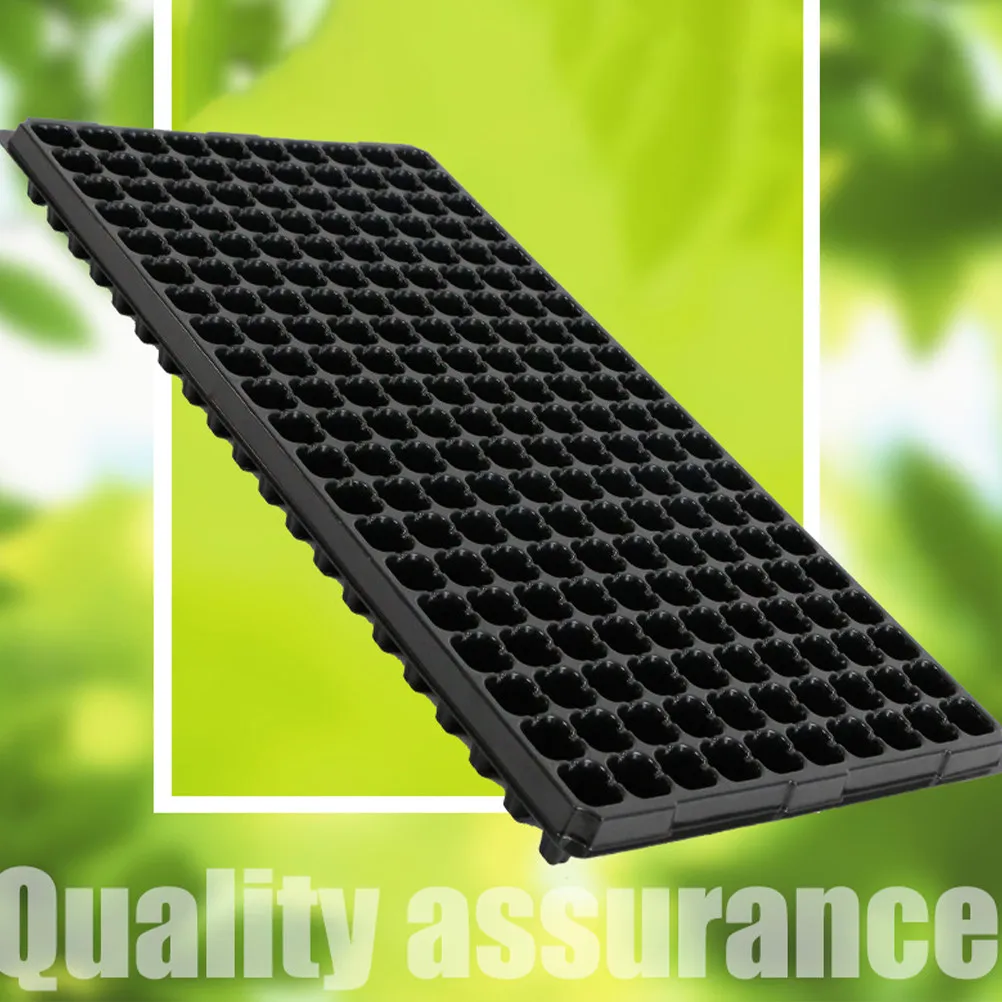 5Pcs 200-Cell Lightweight Plastic Seedling Tray for Fast Rooting High Budding Rate Home Gardening Farm DIY Growing Trays