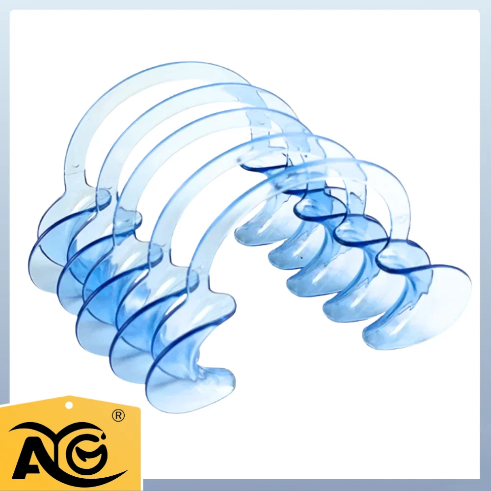 AG 10Pcs C Shape Mouth Opener Mouth Gag Dental Tools Cheek Retractor Mouth Spreader Lip Oral Clean Opener Dentist Materials
