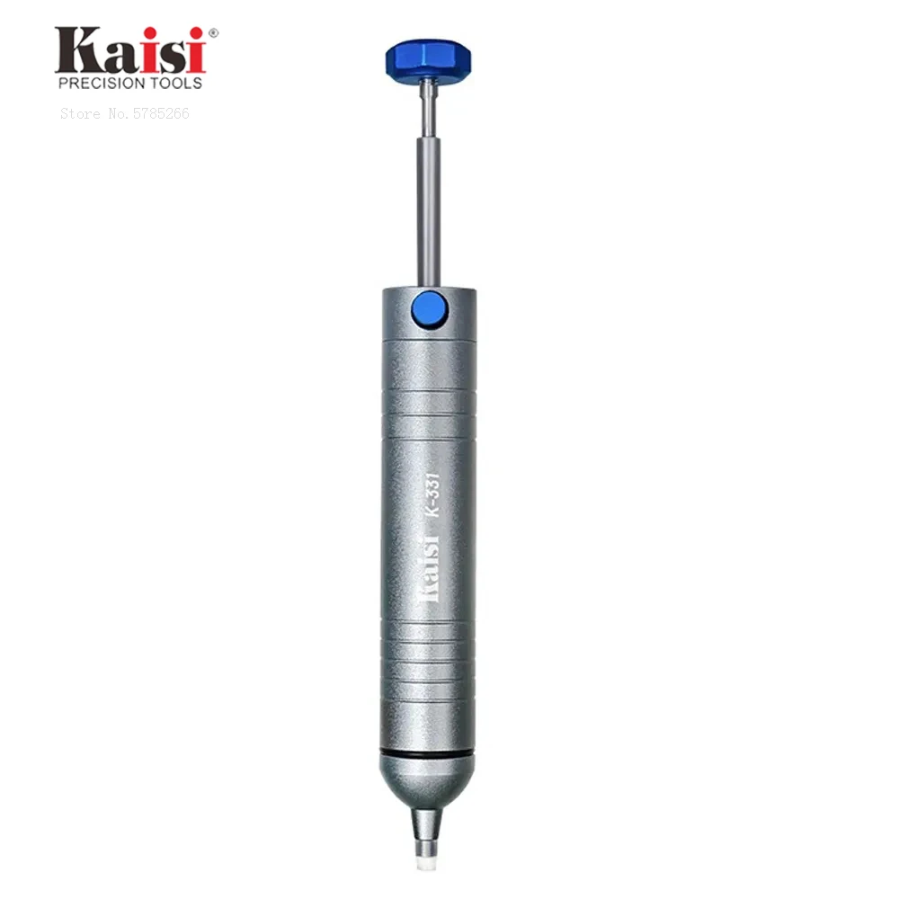 

Kaisi K-331 Aluminum Alloy Strong Tin Absorber Manual Disassembling Soldering Electronic Residue Removal Tin Slag Soldering Tool