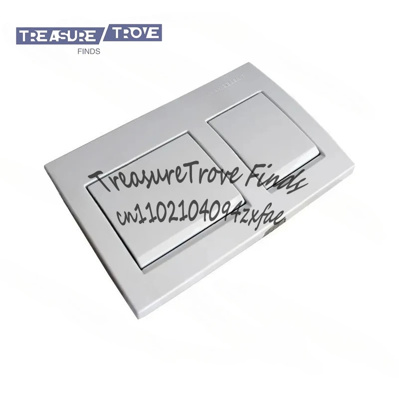 

Adapted to the first-generation water tank wall-mounted toilet flush panel double button Alpha10/15