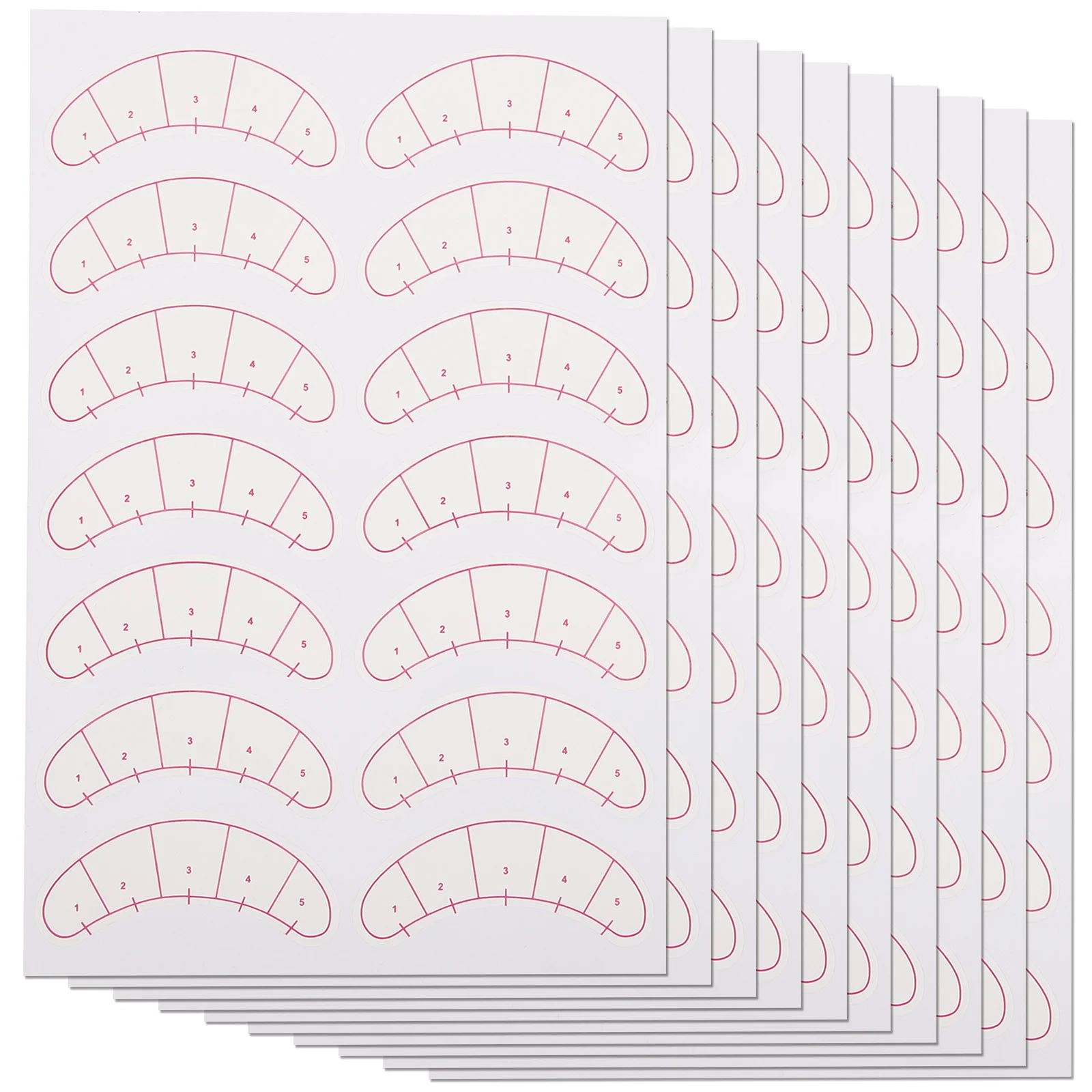 

3 Bags Disposable Eyelash Extension Tapes Pads Stickers Makeup Eye Shadow Long Lasting Comfortable Professional Use