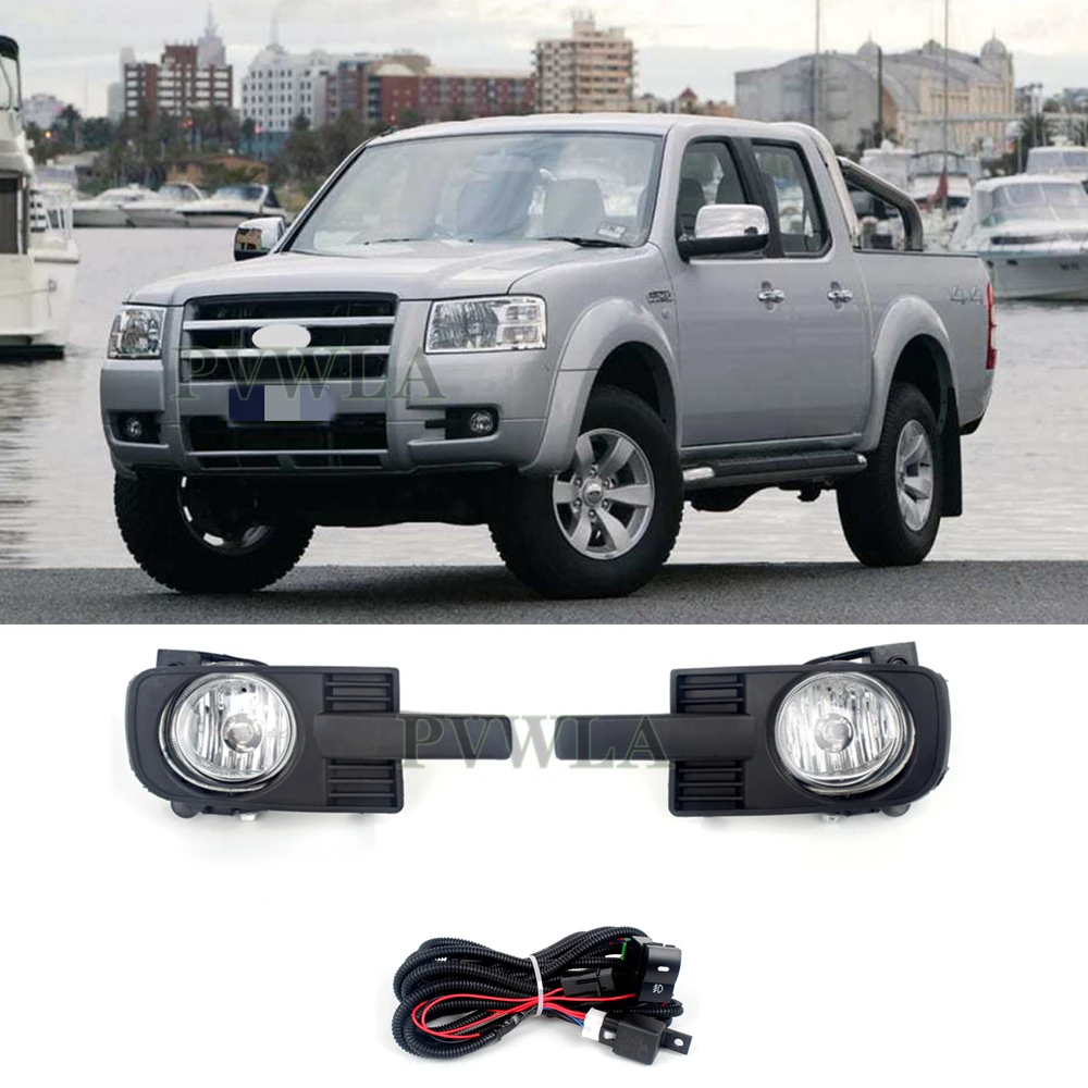 

Front Bumper Driving Fog Light Lamp With Halogen Bulbs For Ford Ranger / Durairor 2006 2007 2008 2009