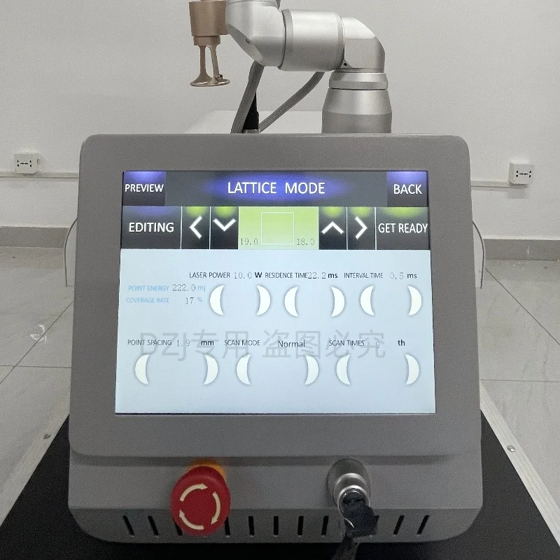 Fractional Laser Machine Professional Portable Co2 Bison Device 4d Fotona Mini Skin Gestational Mark Treatment Device Salon 2025