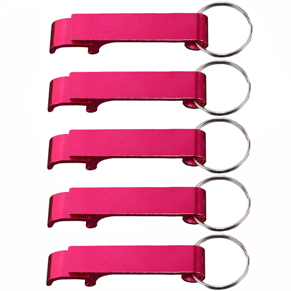 5pcs Custom Name Keychain Aluminum Alloy Set