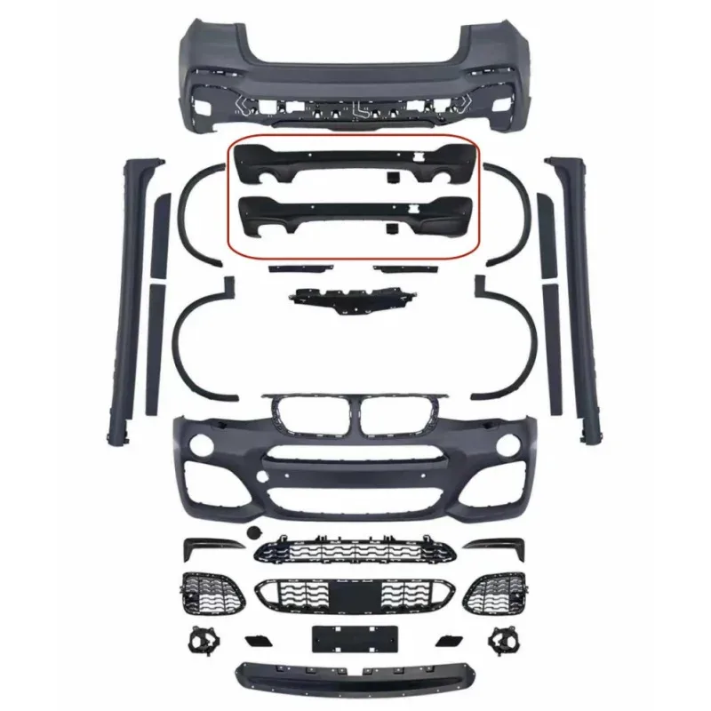 

Upgrade Modification KitWhole Body Kit For S X4 F26 14-20 Modified To M Sport Conversion Kit F26 MT Facelift Kit Car Modifica