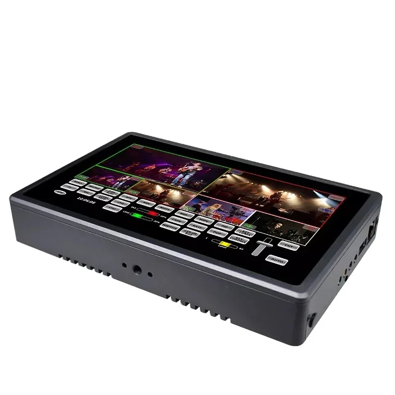 

TLF Well HDS8107 4-CH HD Video Switcher Touch Screen 4 * for Live Broadcast