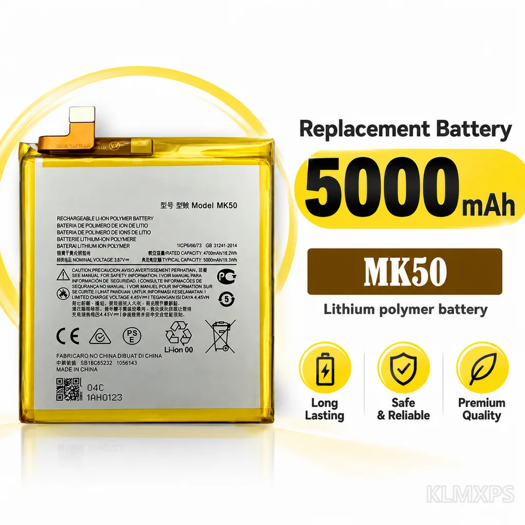 MK50 Large-Capacity Replacement Battery for Motorola One 5G Ace Mobile Phone