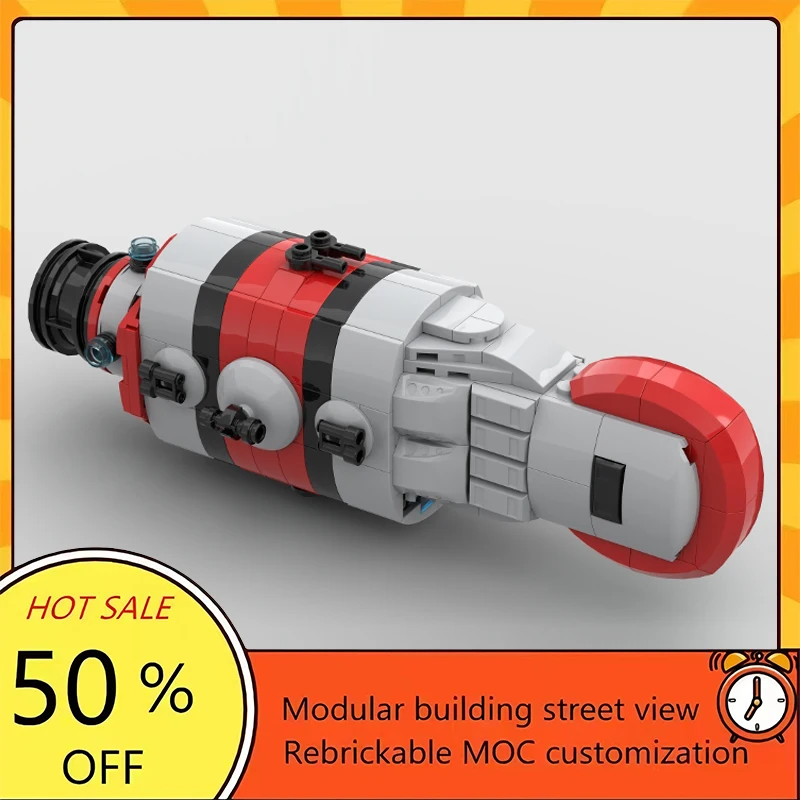 

257PCS Popular Space War Movie Model MOC Building Bricks Spaceship Modular Technology Gifts Holiday Assemble Children Toy Suit