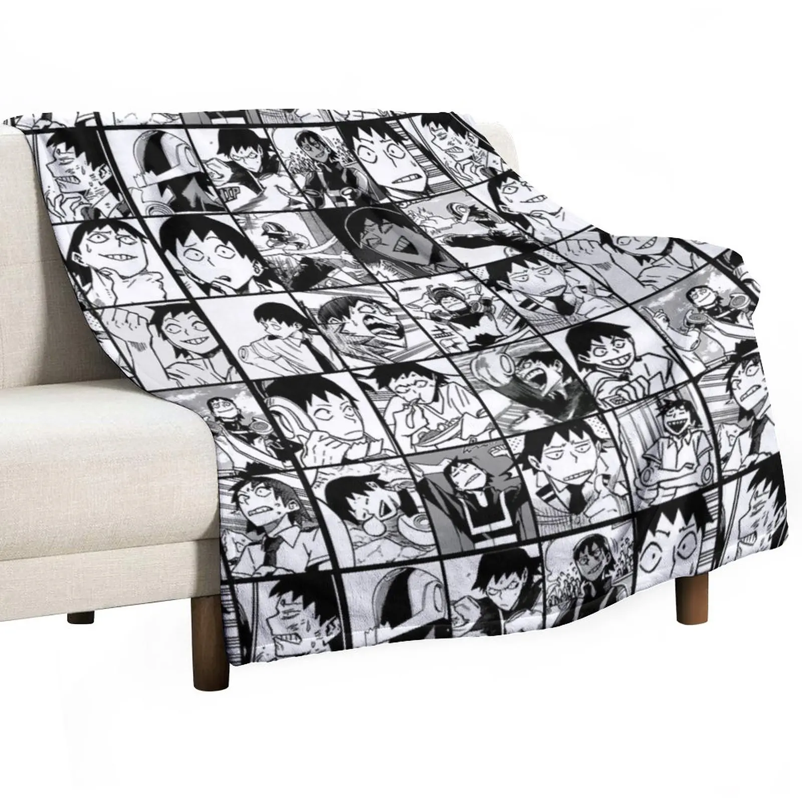 

Sero - collage black and white version Throw Blanket blankets and throws Furry Blankets Picnic Blanket Vintage Blanket