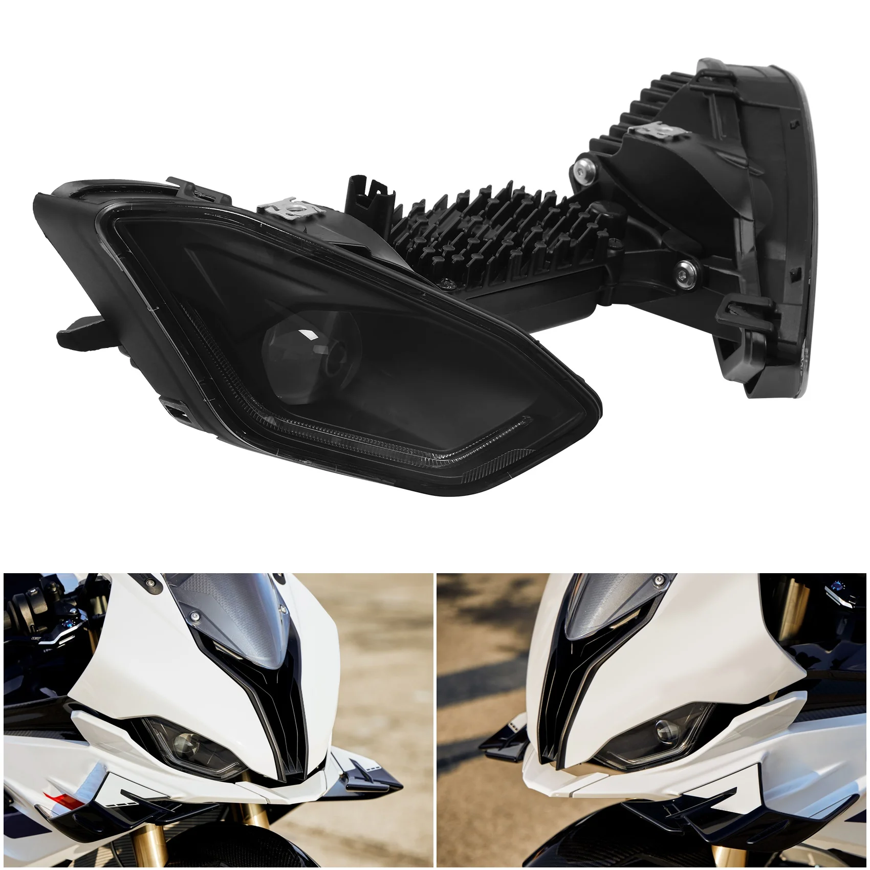 Headlight Front Light Lamp Assembly Fit For BMW S1000RR 2019-2024 / M1000RR 2020-2024 Motorcycle