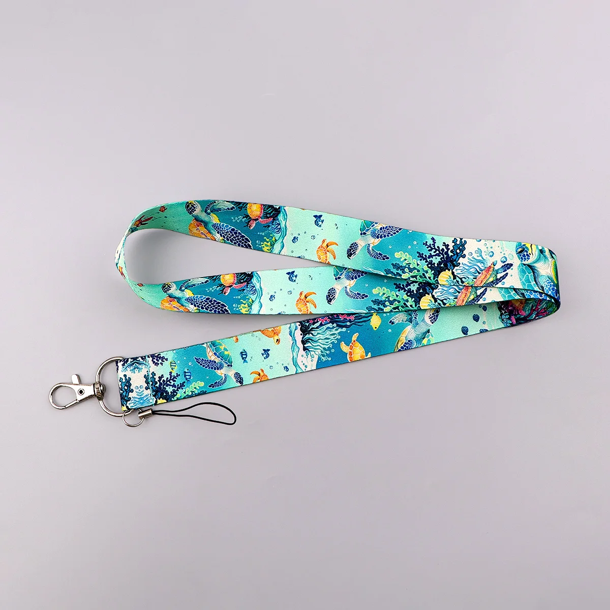 Cute Turtle Lanyard Credential Holder, Key Strap Gift