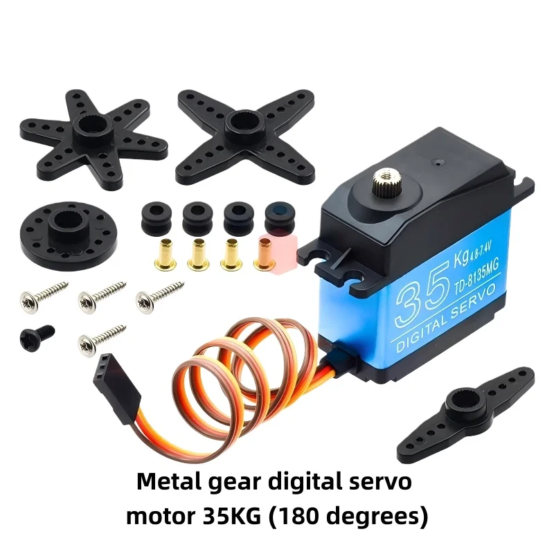 High-torque metal gear digital servo motor 20KG, 25KG, 30KG, 35KG for robotic arm and robot