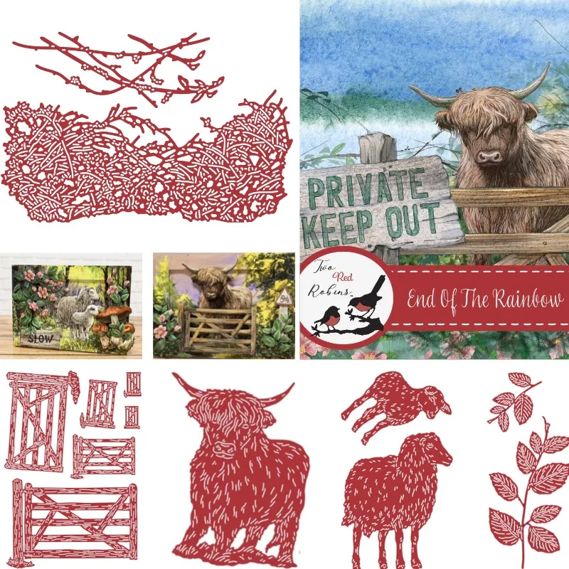 Mutual Complementation of Flowers and Green Leaves Metal Cutting Frame Dies 2026 New Templates DIY Scrap Booking Paper Making
