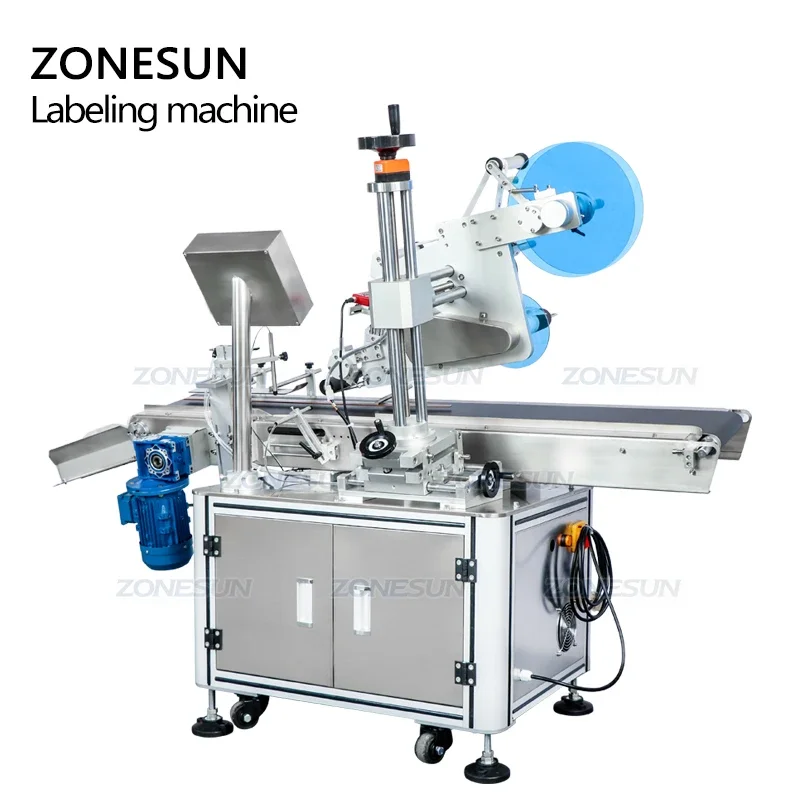 ZONESUN ZS TB833 Automatic Box Carton Sealing Folding Corner Adhesive Sticker Packing Labeling Machine Box Sealing Machine