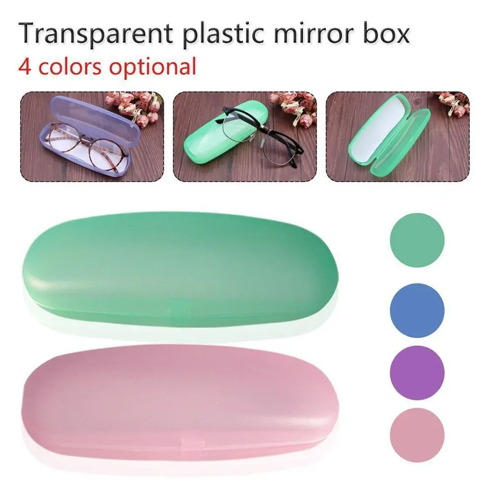 Portable Plastic Glasses Case Lightweight Transparent Transparent Case Storage Box