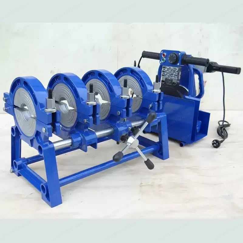 700W 63-200mm Hand Push Butt Fusion Welder – Pipe Hot Melt Machine for Precision PE Welding